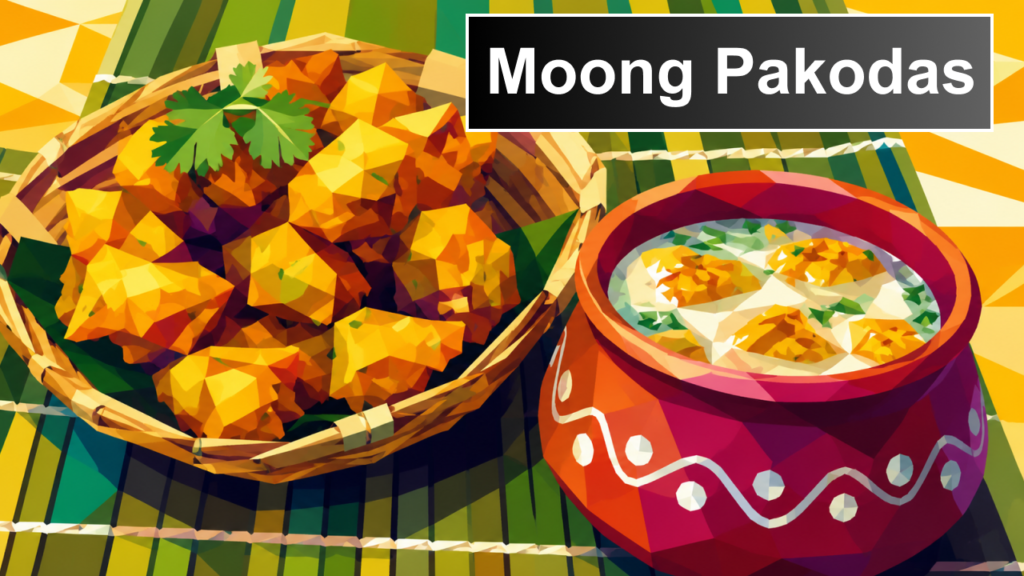 Over the Moong! moong pakode e